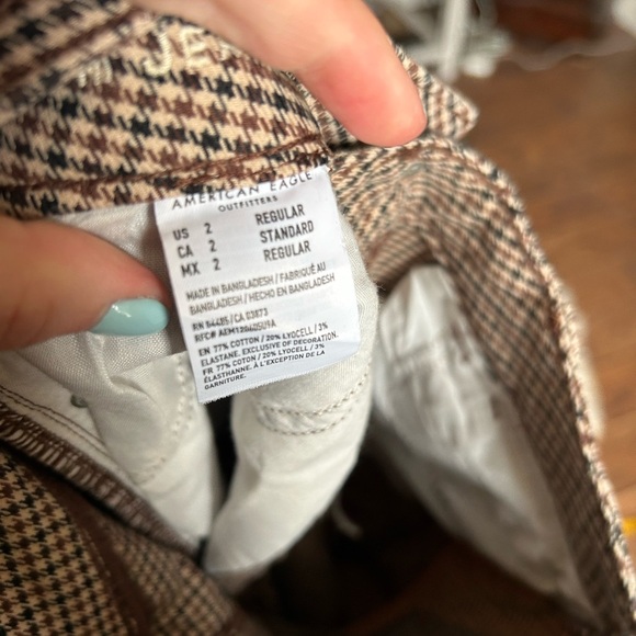 American Eagle Outfitters Black and White Dress Pants - Picture 6 of 6